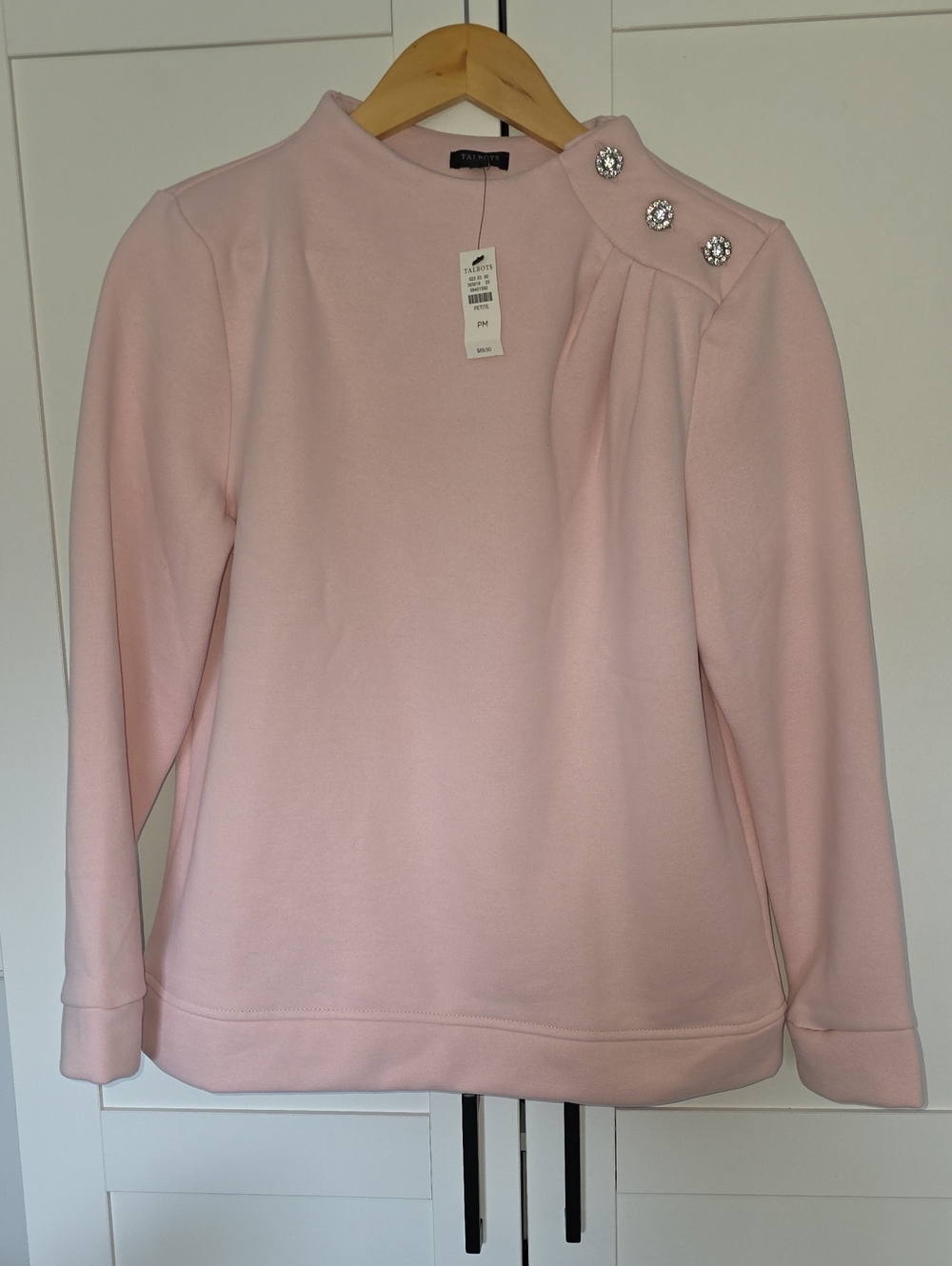 Talbots Buttoned Shoulder Sweater